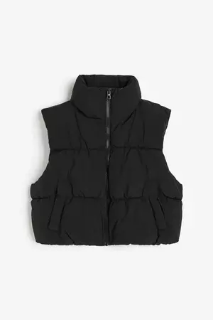 Puffer sleeveless Vest - Black - Ladies | H&M US
