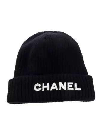 Chanel 2022 Sequin Cashmere Beanie - Black Hats, Accessories - CHA887454 | The RealReal