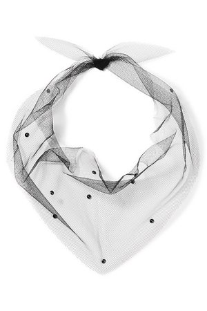 Pan & The Dream | Swarovski crystal-embellished tulle scarf | NET-A-PORTER.COM