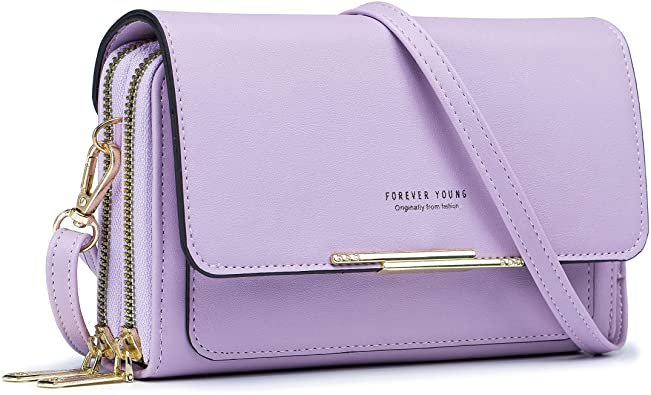 Roulens Small Crossbody Shoulder Bag for Women,Cellphone Bags Card Holder Wallet Purse and Handbags, Purple, Small : Amazon.ca: Clothing, Shoes & Accessories