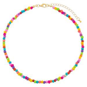 Rainbow Bead Necklace | Adina's Jewels