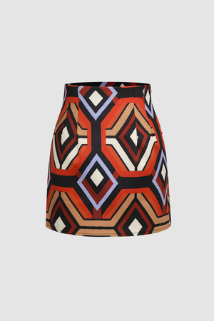 geometric skirt