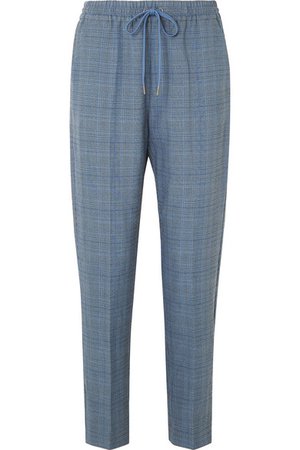 MUNTHE | Diablo checked woven tapered pants | NET-A-PORTER.COM