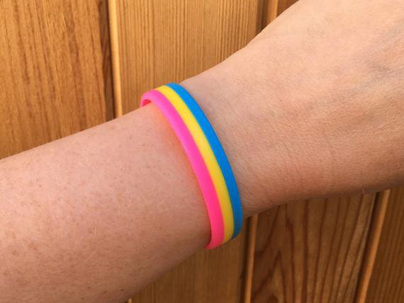 LGBTQ Wristband Bracelet Jewellery Silicone Band Jewelry | Etsy