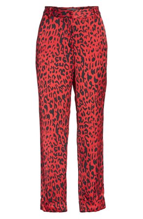 Robert Rodriguez Leopard Print Trousers | Nordstrom