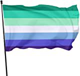 Amazon.com : MINIOZE Mlm Pride Flag Gay Man Pride Flag Themed Welcome Party Outdoor Outside Decorations Ornament Picks Home House Garden Yard Decor 3 X 5 Ft Jumbo Large Huge Flag : Garden & Outdoor