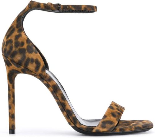 Amber leopard print sandals