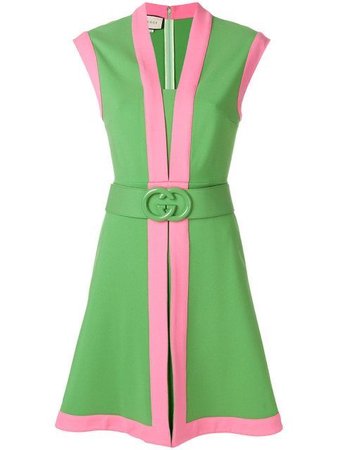 Gucci green mini dress