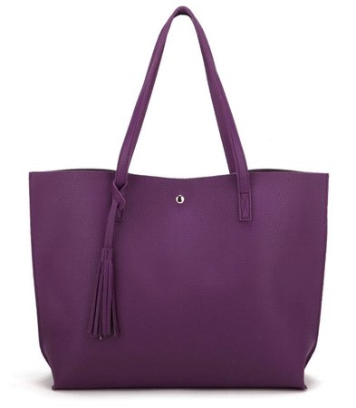 Nodykka Purple Tote Bag Purse