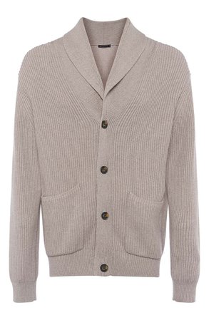 French Connection Cotton Blend Shawl Collar Cardigan | Nordstrom