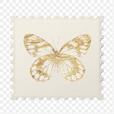 butterfly stamp