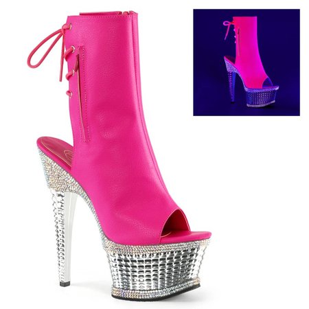 hot pink ankle