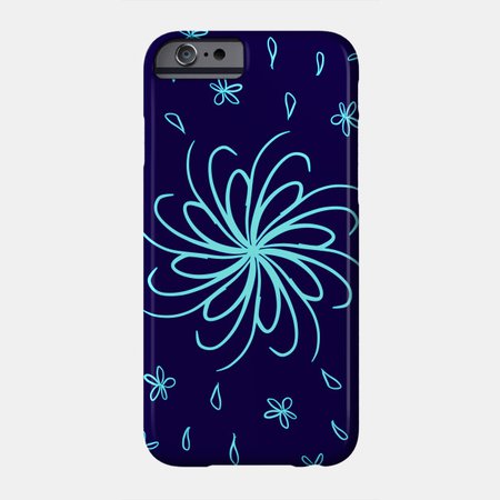 Hand Drawn Flower - Flower - Phone Case | TeePublic