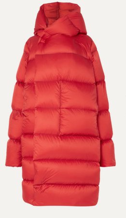 Rick Owens over sized puffer