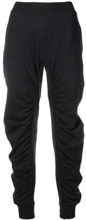 ruched fitted trousers