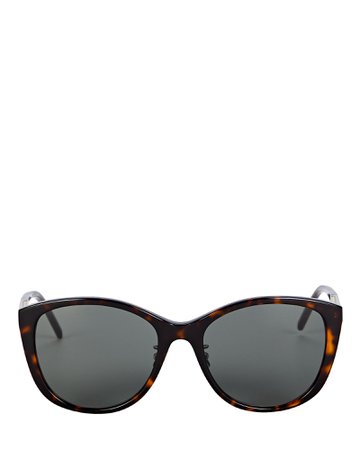 Saint Laurent Oversized Cat Eye Sunglasses | INTERMIX®