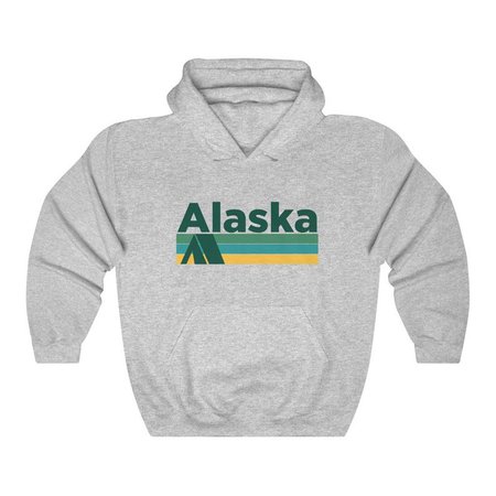 Alaska Hoodie Retro Camping / Etsy