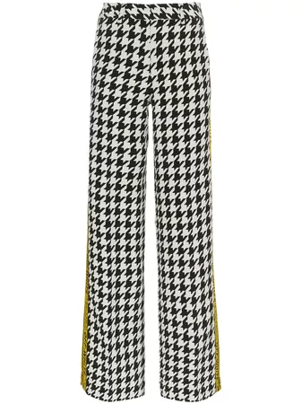 Off-White side-stripe Check Trousers - Farfetch