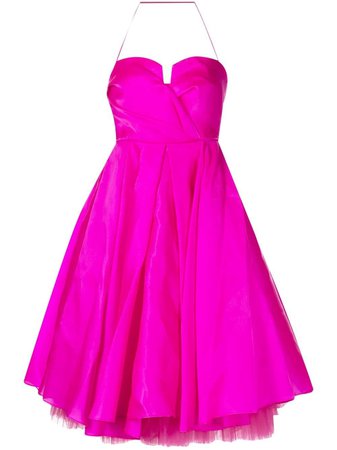 ANOUKI Silk Bandeau Dress - Farfetch