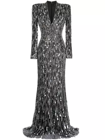 Jenny Packham Vivien crystal-embellished Gown - Farfetch