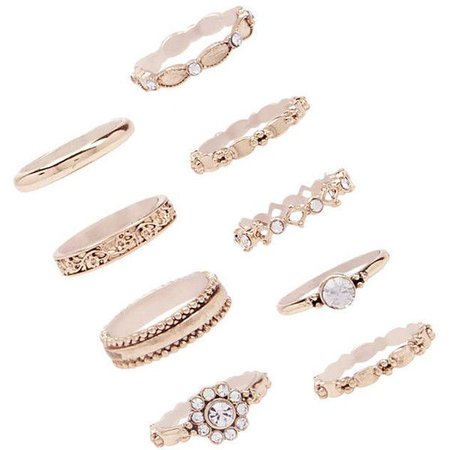Forever21 Assorted Stackable Ring Set