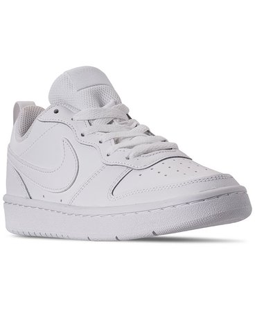 Nike Big Kids Court Borough Low 2 Casual Sneakers from Finish Line & Reviews - Finish Line Kids' Shoes - Kids - Macy's