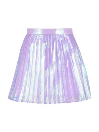 lavender holographic skirt
