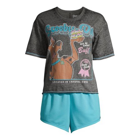 Scooby Doo Women's Licensed Pajama Set, 3-Piece - Walmart.com