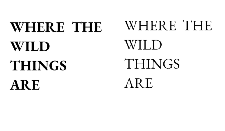 WILD THINGS TEXT