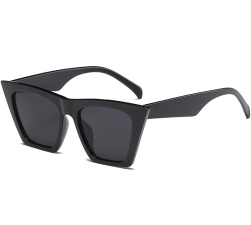 Square Cat Eye Sunglasses Black
