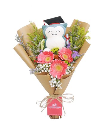 Daisy Snorlax Graduation Bouquet