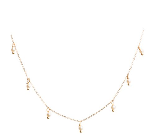 gold dangle necklace