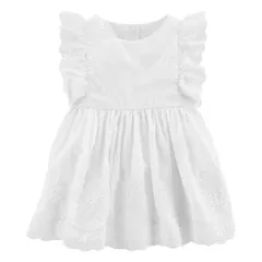 Baby Infant Girl White Dress