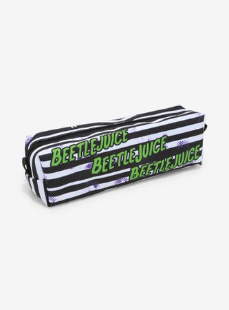 Beetlejuice Stripe Pencil Case