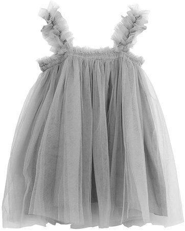 Amazon.com: JNKLWPJS Baby Girls Tutu Dress Sleeveless Infant Toddler Princess Party Tulle Sundress B-Grey 3 Years: Clothing