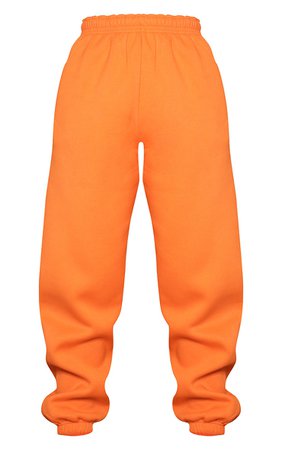 Bright Orange Casual Jogger | Trousers | PrettyLittleThing USA