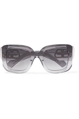 Balenciaga | Oversized square-frame dégradé acetate sunglasses | NET-A-PORTER.COM