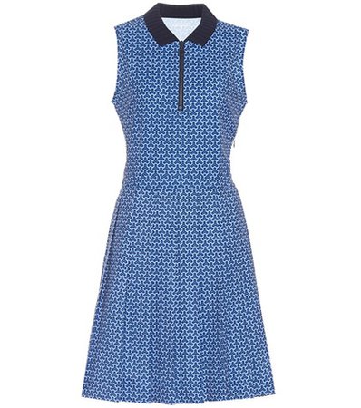 Printed Pleated Golf dress