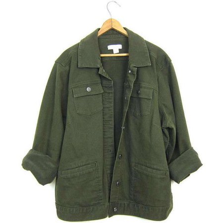 jean jacket (green)