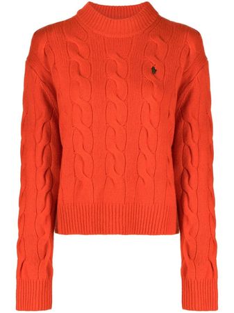 Polo Ralph Lauren cable-knit cashmere-wool Jumper - Farfetch