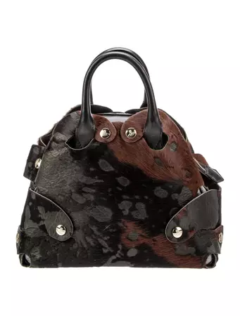 Vivienne Westwood Calf Hair Handle Bag - Black Handle Bags, Handbags - VIV37365 | The RealReal