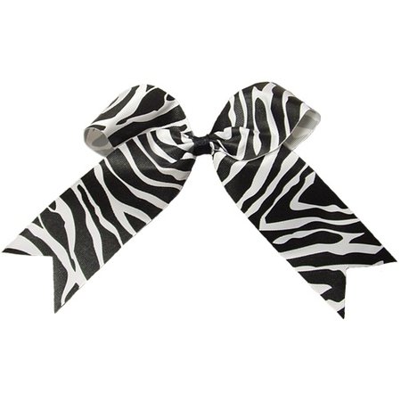 Zebra Hair Bow 1