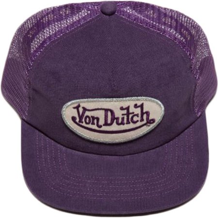 Von Dutch Unisex Purple Corduroy Trucker Hat - One Size - Walmart.com