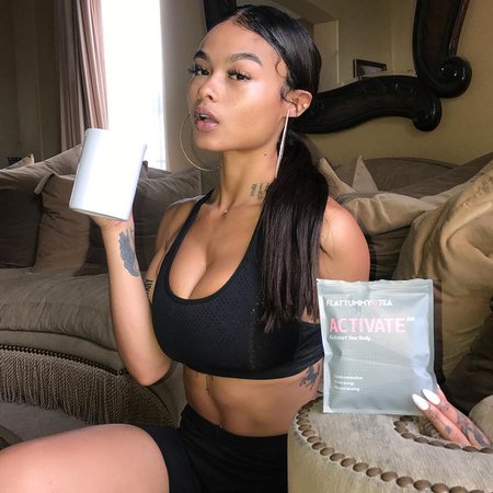 indialove on Instagram: “#ad Who else is comin in hot w/ me? @flattummytea is out here making sure my tummy is on point, always. Cocky? Nah girl, it’s called…”