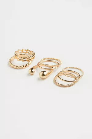 8-pack Rings - Gold-colored - Ladies | H&M US