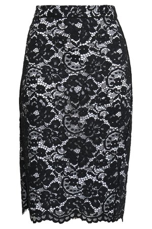 Black Corded lace pencil skirt | Sale up to 70% off | THE OUTNET | DKNY | THE OUTNET