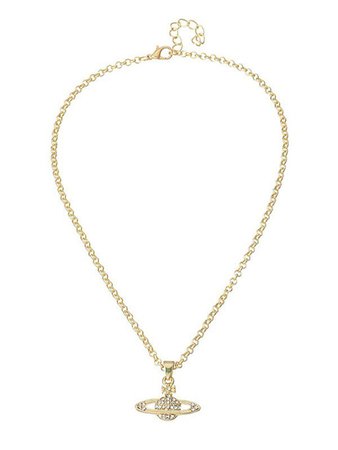 2021 Strass Planet Charm Halskette Golden ONE SIZE In Halsketten Online Store. Best For Sale | Emmiol.com
