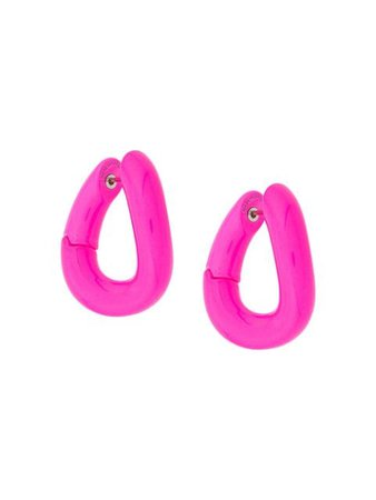 Balenciaga Loop earrings pink 542508TZ16V - Farfetch