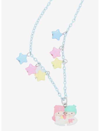 Little Twin Stars Charm Necklace