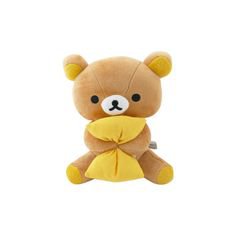 Rilakkuma Plush: Pillow Hugs:Dream Kitty ($22) ❤ liked on Polyvore featuring fillers, plushies, stuffed animals, toys and cute